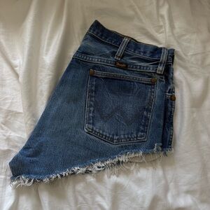 wrangler denim cutoffs